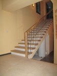 11-20 Habillage escalier béton et rampe en fer forgé